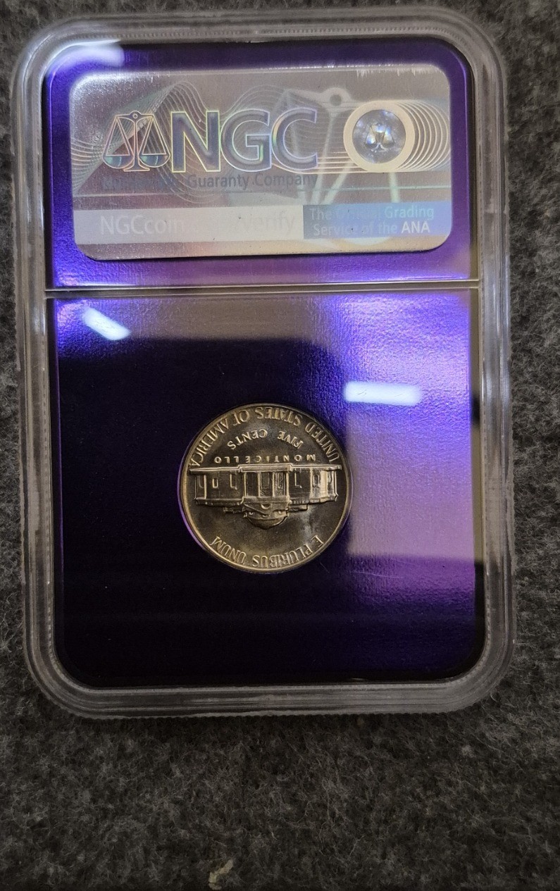 NGC holder back