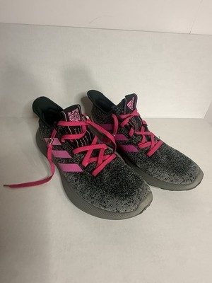 adidas SenseBounce+ Gray/Black/Pink Breathable Knit 10.5 W No insoles