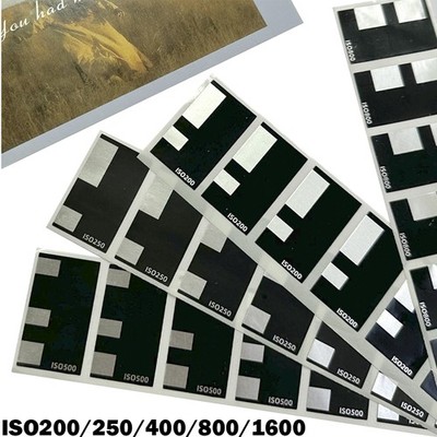10pcs Code Sticker Bulk Film Label Stickers 135 Film Sticker ISO800 & ISO1600