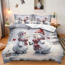 17* Christmas Bettwäsche Set mit Hinzufügbaren Namen Festliche Schlafzimmer Deko