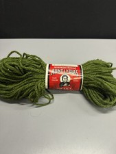 Vintage Aunt Lydia's Heavy Rug Yarn 620 Hemlock Green 100 Kodel Polyester