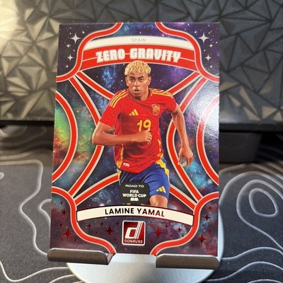 Lamine Yamal 2025-26 Donruss Zero Gravity Red Parallel #10 SP