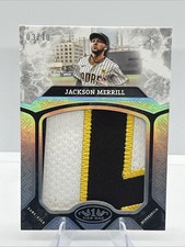 2025 Topps Tier One Prodigious Patches 3/10 Jackson Merrill SD Padres