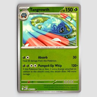 Tangrowth (Reverse) - MEG 007/132 - U NM / Mint ME01: Mega Evolution Single