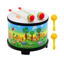 Floor Tom Drum for Kids 8-inch Percussion Instrument Music Drum wit... Fast Ship