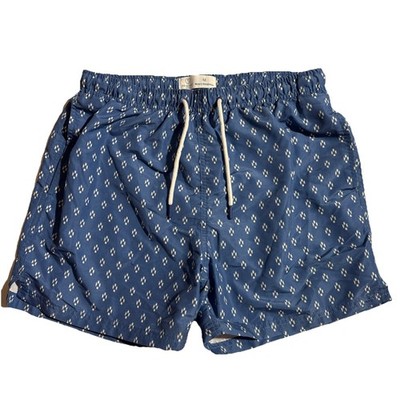 Primark Cares Men Med Polyester Blue Swim Shorts USED excellent FREE USA S&H
