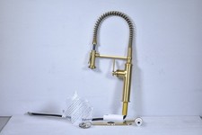 Kohler Sous Single-Handle Semi Pro Kitchen Faucet Virbrant Brushed Moderne Brass