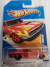 2012 Hot Wheels HW Main Street 12 69 Mercury Cougar Eliminator ML# 168/247 V5472