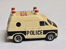 VINTAGE AURORA AFX Dodge Police Van - HO Slot Car - Free Shipping