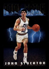 1994 SkyBox John Stockton #338 Point Break Utah Jazz