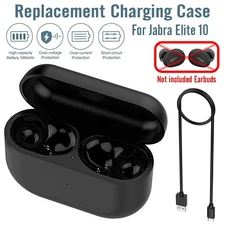 Replacement Charging Case For Jabra Elite 10 Bluetooth Earbuds Charger Box