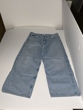 Agolde Womens Fairway Blue Effortlessly Chic Look Low Slung Baggy Jeans Size 29