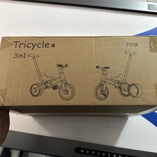 3 In 1 Pink Push Tricycle T07A