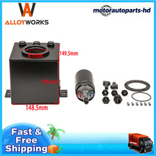 Aluminum 044 External Fuel Pump2l High Flow Swirl Fuel Surge Tank An6 New Us