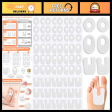 72 Pcs Self-Adhesive Felt Callus Pads for Foot Pain Relief - U, Oval  Round Sha