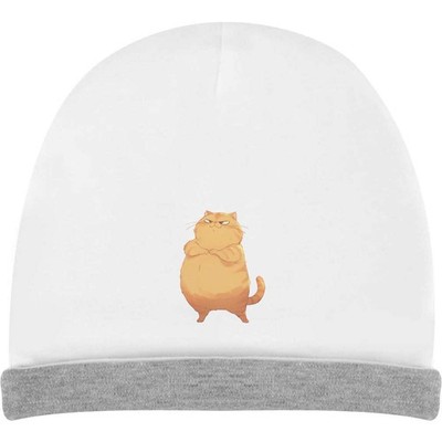 Slouch-Hut ''Fette Katze stehend'' für Kinder (KH00038130)
