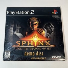 Sealed Demo Disc Sphinx And The Shadow Of Set Demo Disc - Sony Playstation PS2