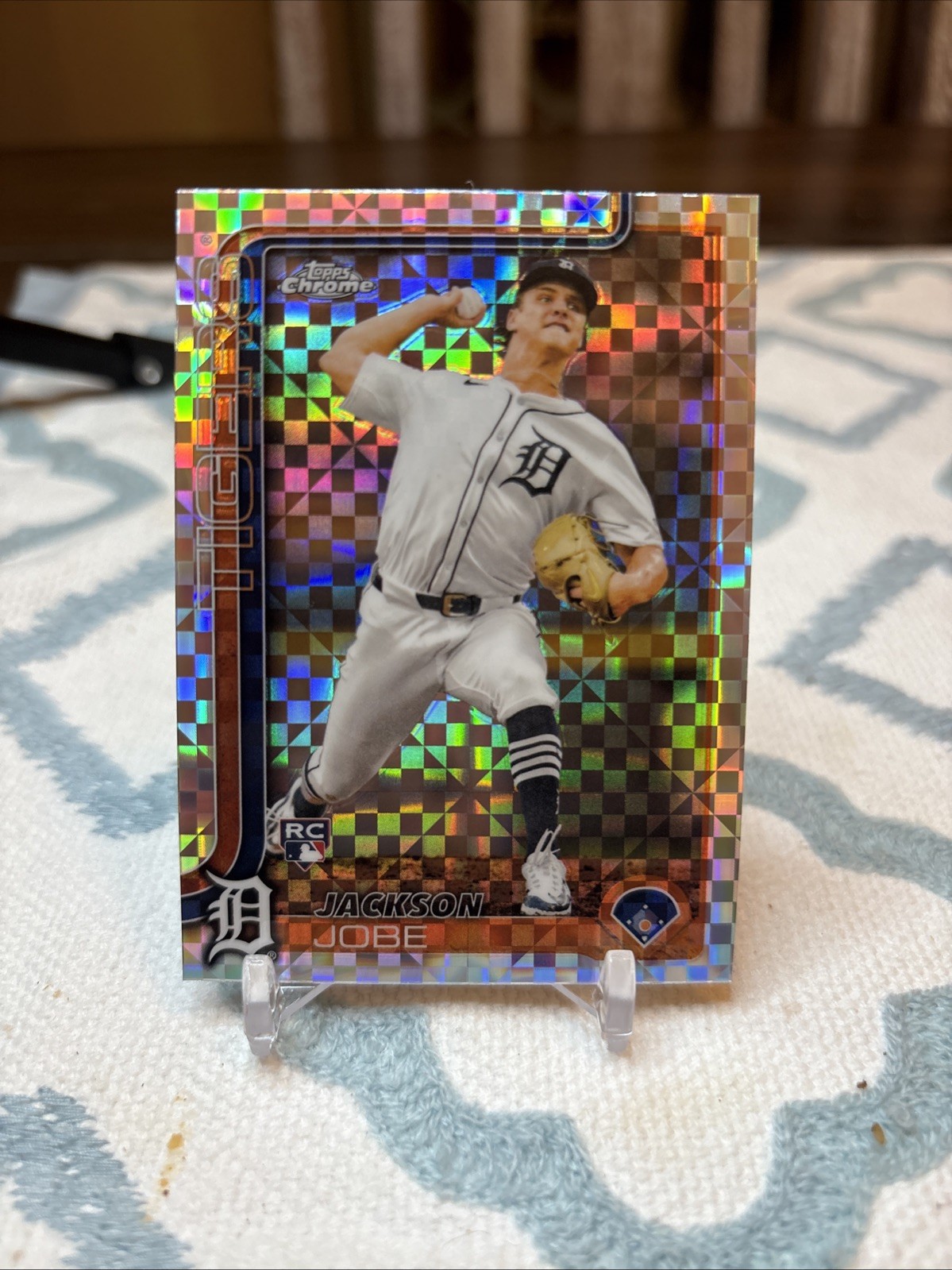 2025 Topps Chrome - Jackson Jobe #249 X-Fractor (RC)