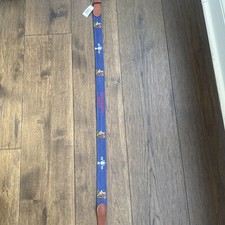 Smathers Branson Oakmont Country Club Needlepoint Belt Squirrel US Open Sz 36