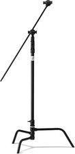 UVG Impact 40" C-Stand with Turtle Base and Grip Arm Kit 40", Black 