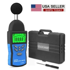HoldPeak Digital Sound Level Meter 30-130dB Decibel Tester Fast/Slow AC/DC Outpu