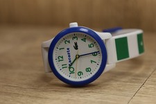 Womens Lacoste lc.102.9.47.3068 White Green Blue Watch New Batt 32mm