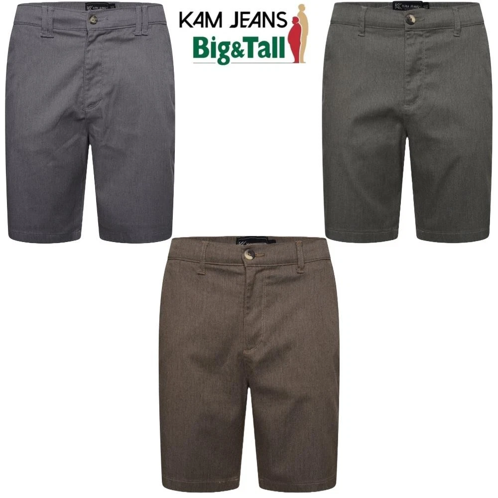 KAM Mens Summer Shorts For Big-Tall Plus Size, Cotton Shorts for Men UK, 40W-60W
Opens in a new wind