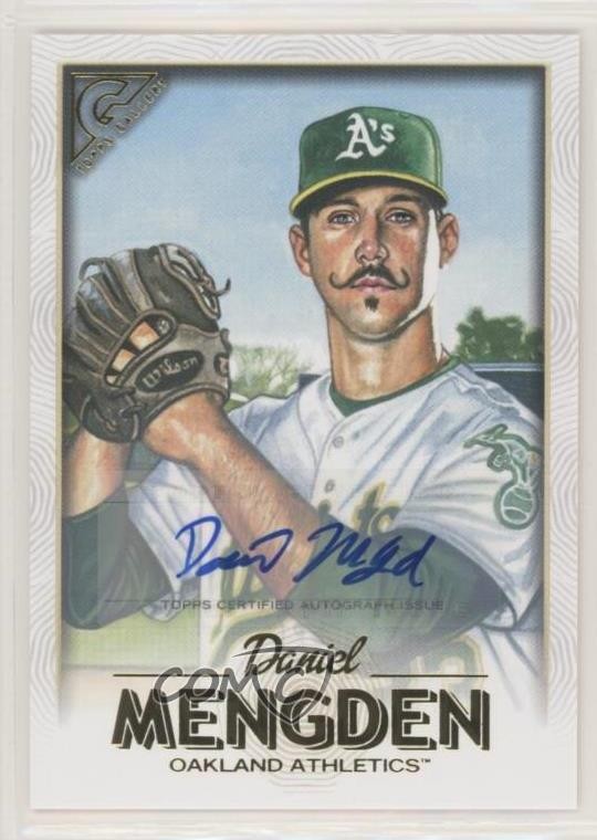 2018 Topps Gallery Auto Daniel Mengden #49 Rookie Auto RC 1c7