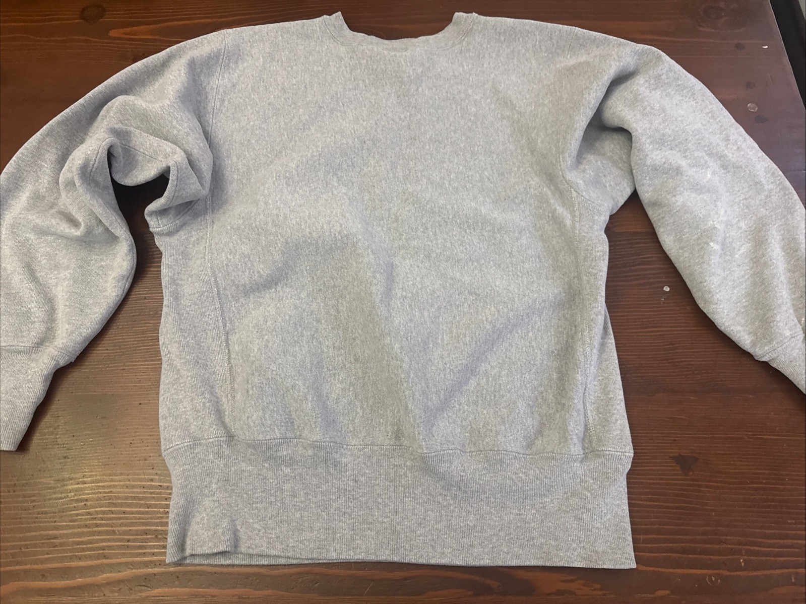 Vintage Champion Reverse Weave Solid Gray Crewnec… - image 2