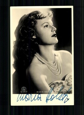 Maria Holst FBZ Autograph Card Original Signed # BC 226809