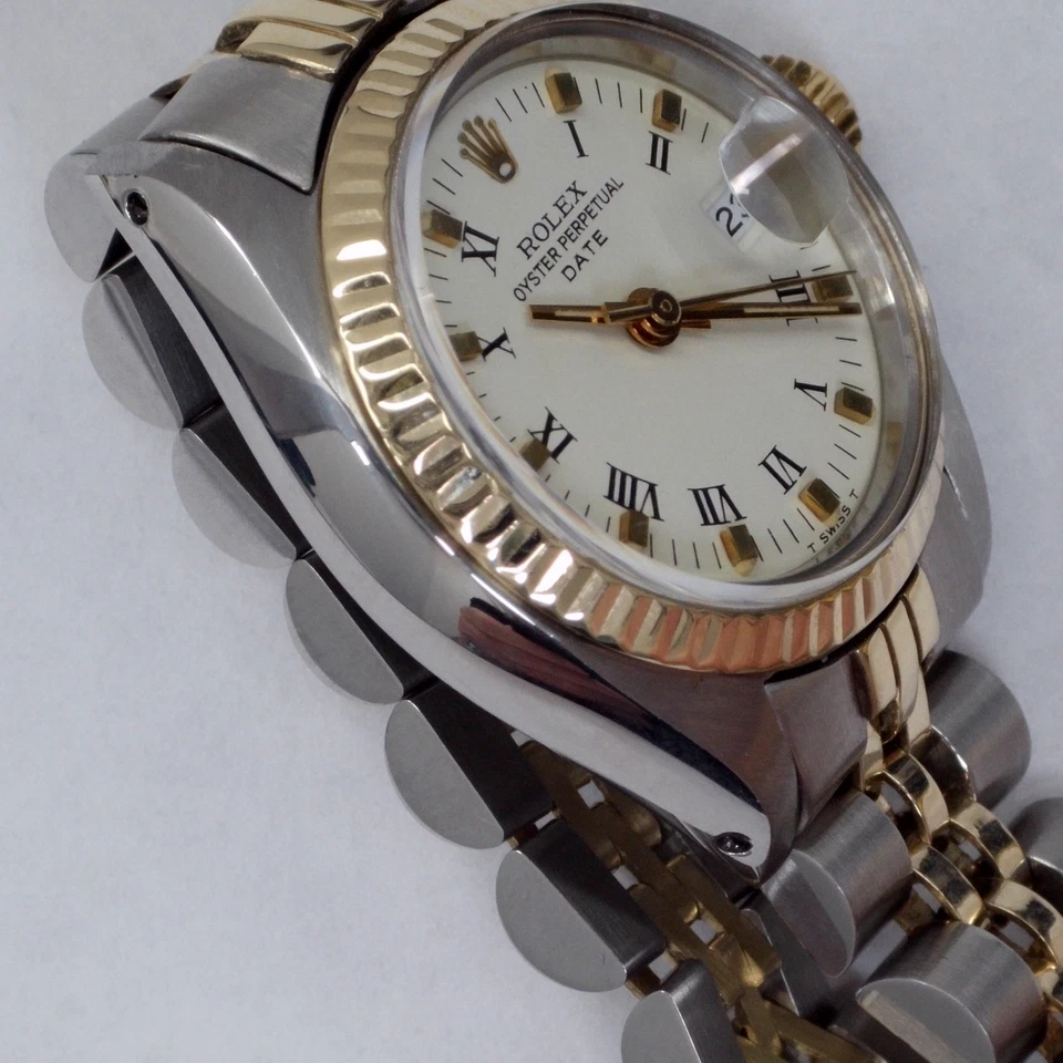 Rolex Damas Fecha Dos Tonos 26 mm Jubileo Reloj Automático 6917 Circa 1979 Foto 4 de 4