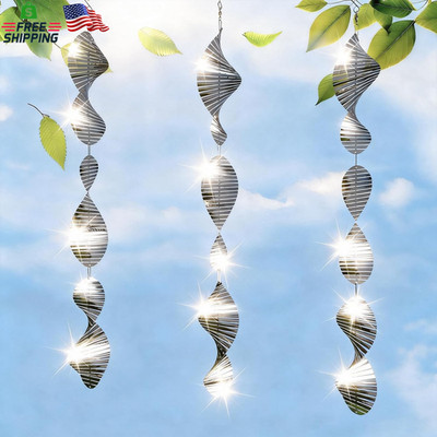 Bird Deterrents for outside Patio, Bird Scare Devices Set Highly Reflective 3D W