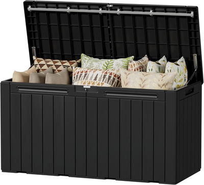 #ad #ad 100 Gallon Waterproof Outdoor Storage Box for Cushions amp; Pool Supplies $116.99