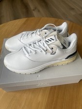 Image of Adidas REBELCROSS Spikeless Golf Shoes Boost White Black GV9771 Mens Size 12.5