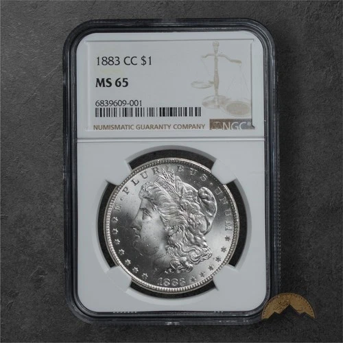 1883-CC Silver Morgan Dollar $1 - NGC MS65 - Carson City