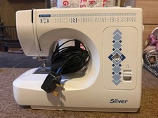 Silver Sewing Machine Fully