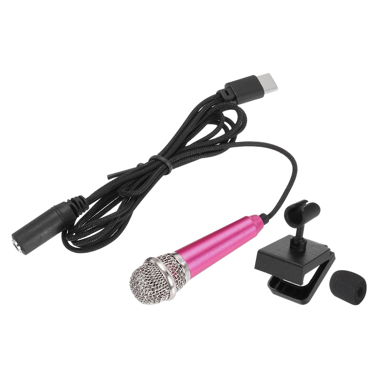 MECCANIXITY Mini Microphone Hot Pink