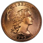 Photo of a 1793-P Large Cent from an eBay listing that sold on Jun 21, 2026