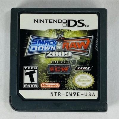 WWE SmackDown vs. Raw 2009 Featuring ECW Nintendo DS Untested Cartridge Only