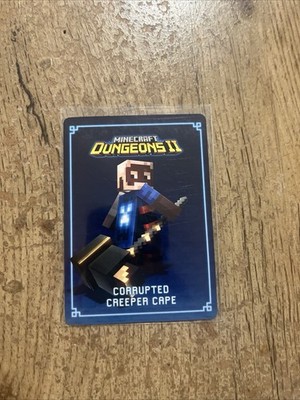 Minecraft Corrupted Creeper Cape Ingame-Item Gamescom 2026 Dungeons II Code