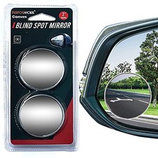 2 Pack of Blind Spot Car Mirrors, 2 Inch Round HD Glass Convex Rear View Fixed