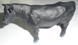 Safari Black Angus Cow 4 3/4" Figure 2015