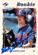 Mark Grudzielanek signed baseball card 1994 Score #253 Rookie (Montreal Expos)