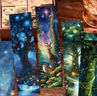 30 PC Bookmark Set Mystic Enchanted Forest Fantasy 1.5" x 6" New 394