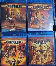 Lot Of 4 The Scorpion King: 1-4 Collection Lot Blu-ray,