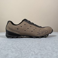 Imagen de Shimano SH-MT22 Cycling Shoes Mens 10.5 Brown Suede SPD Clipless Mountain Bike