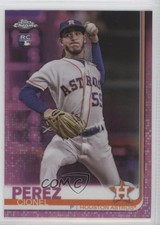 2019 Topps Chrome Pink Refractor Cionel Perez #62 00jz