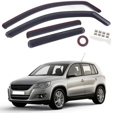 4-Tlg Windabweiser Regenabweiser Passend Für VW Tiguan 5-Türer 2007 2008-2015