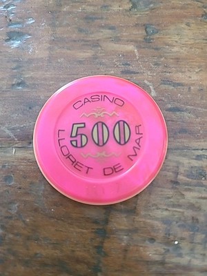 Vintage Casino Lloret de Mar 500 Pesetas Casino Chip Spain Spanish Gaming Token