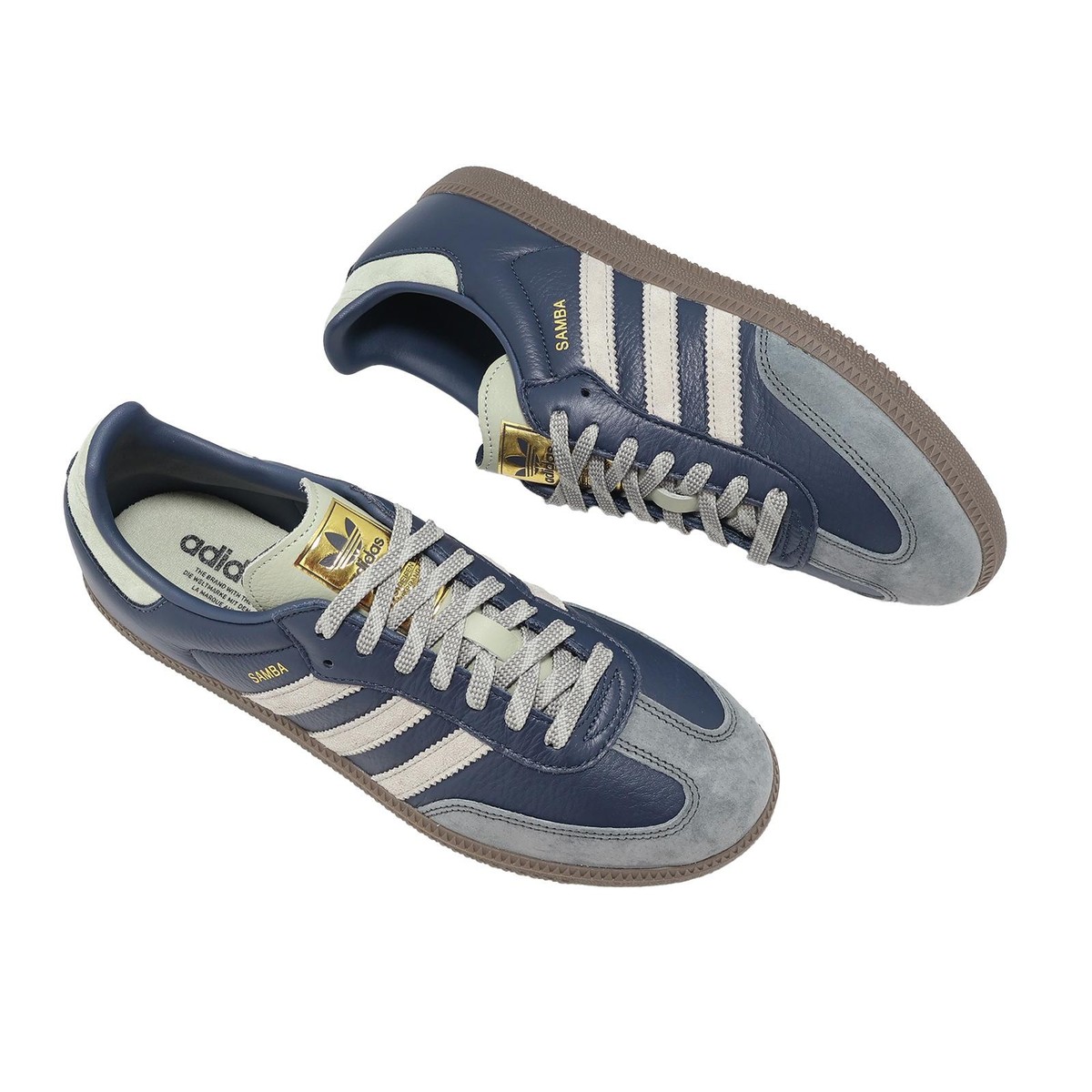 adidas Originals Samba OG Shadow Navy Sesame Carbon Men Casual